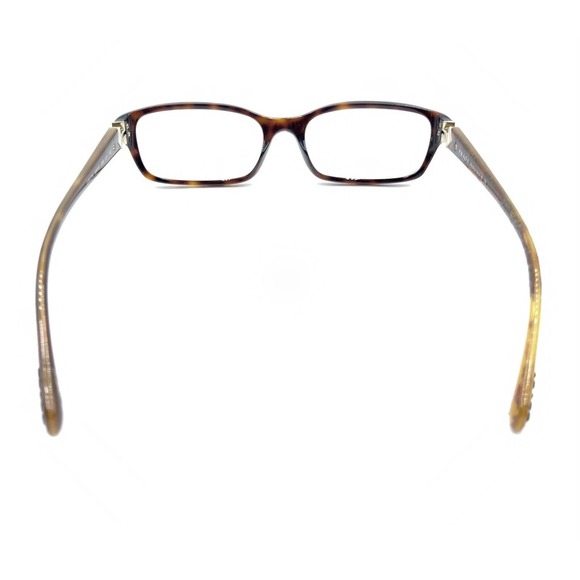 Prada VPR 07N AB6-1O1 Brown Tortoise Rectangle Eyeglasses Frames 53-17 140 Italy - Picture 5 of 12